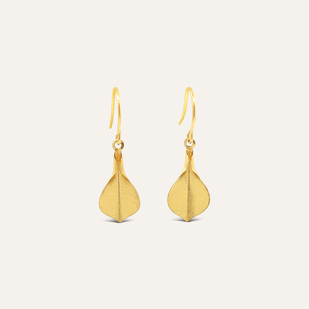 Leaf Hook Earrings