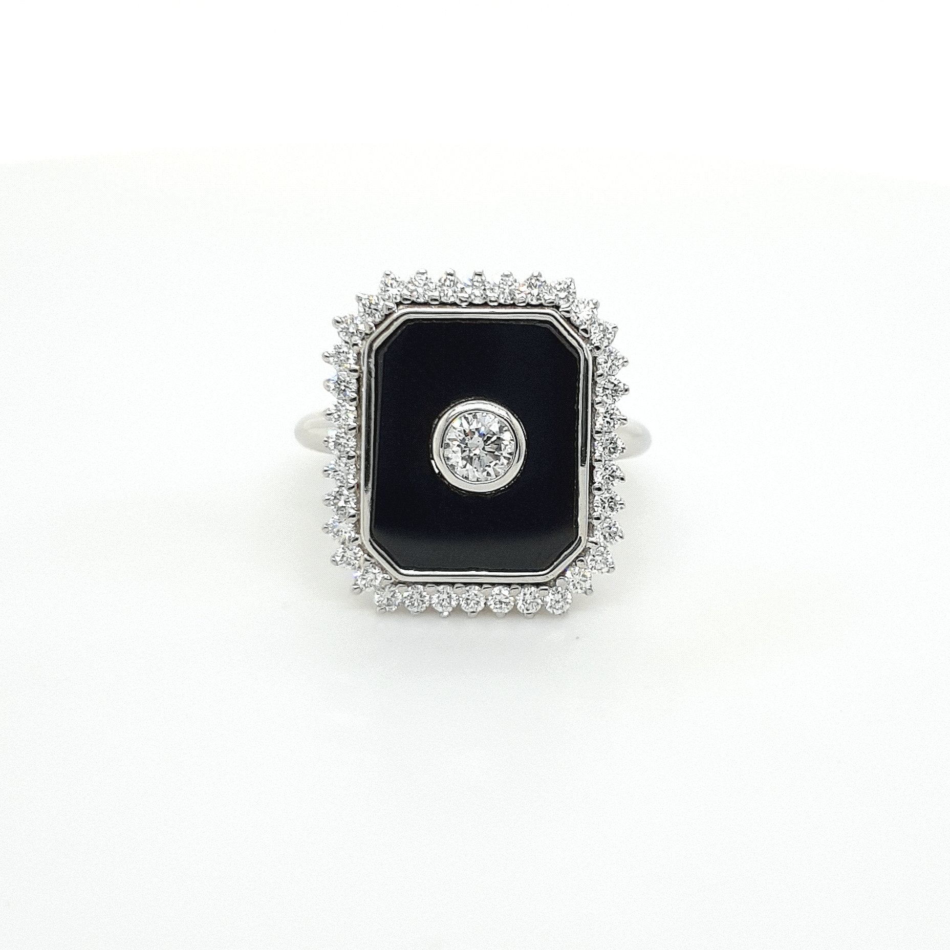 Diamond Onyx ring