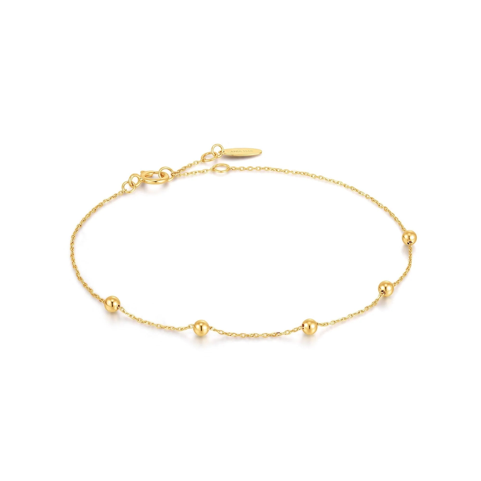 Ania Haie 14kt Yellow  Gold Beaded Bracelet