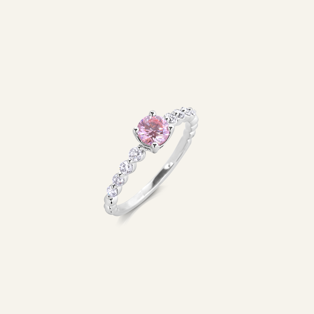 Pink Diamond Ring