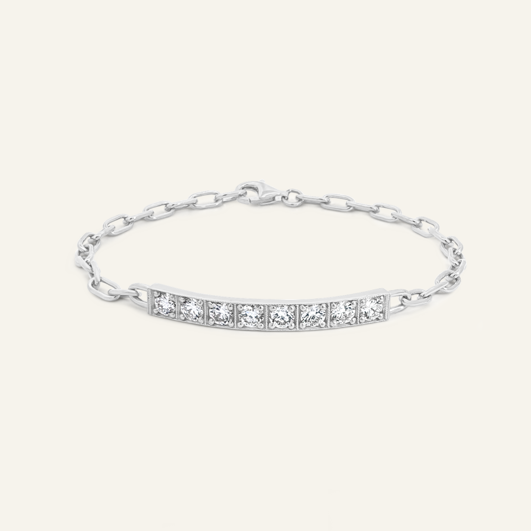 Diamond Bar Bracelet