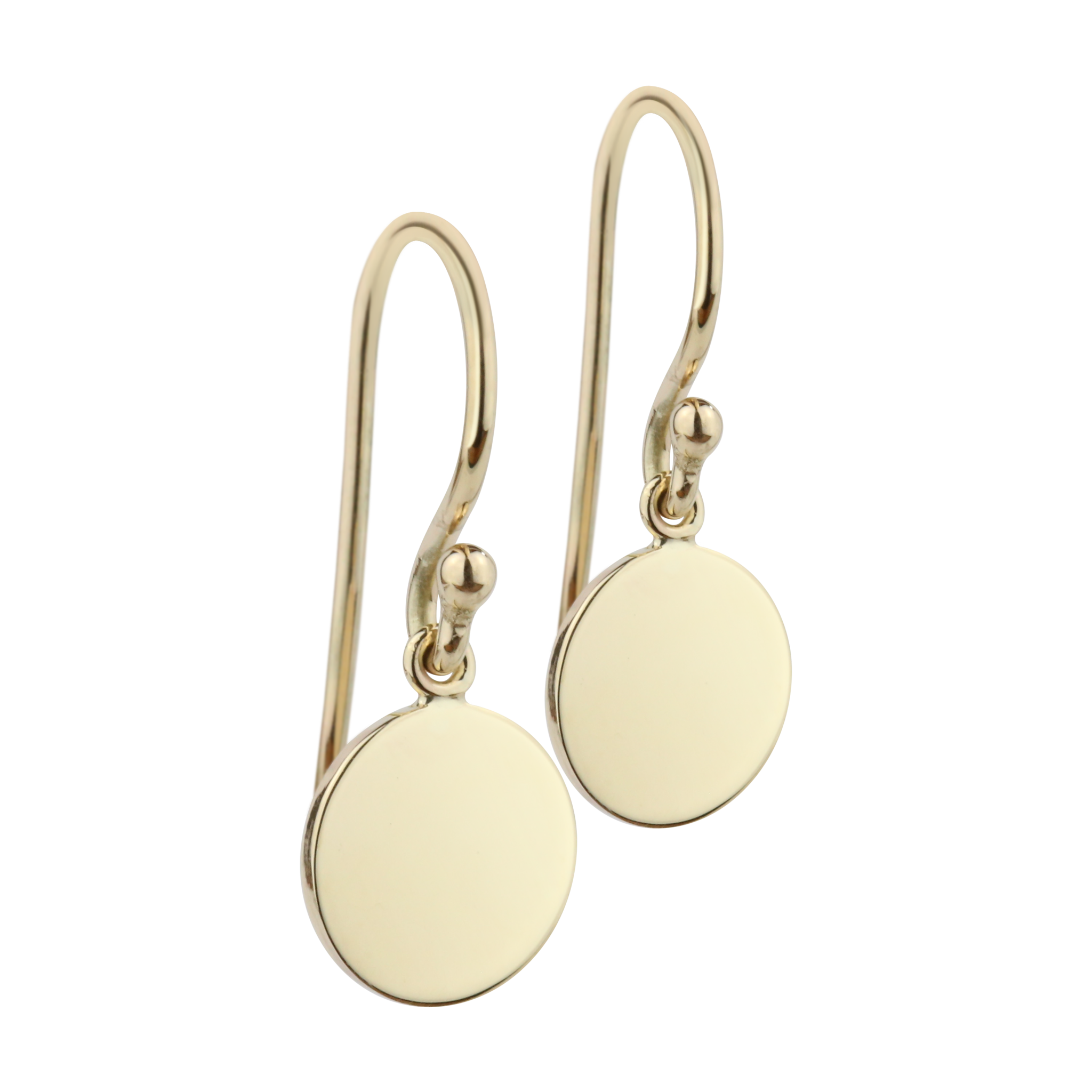 Round Hook Earrings - Medium