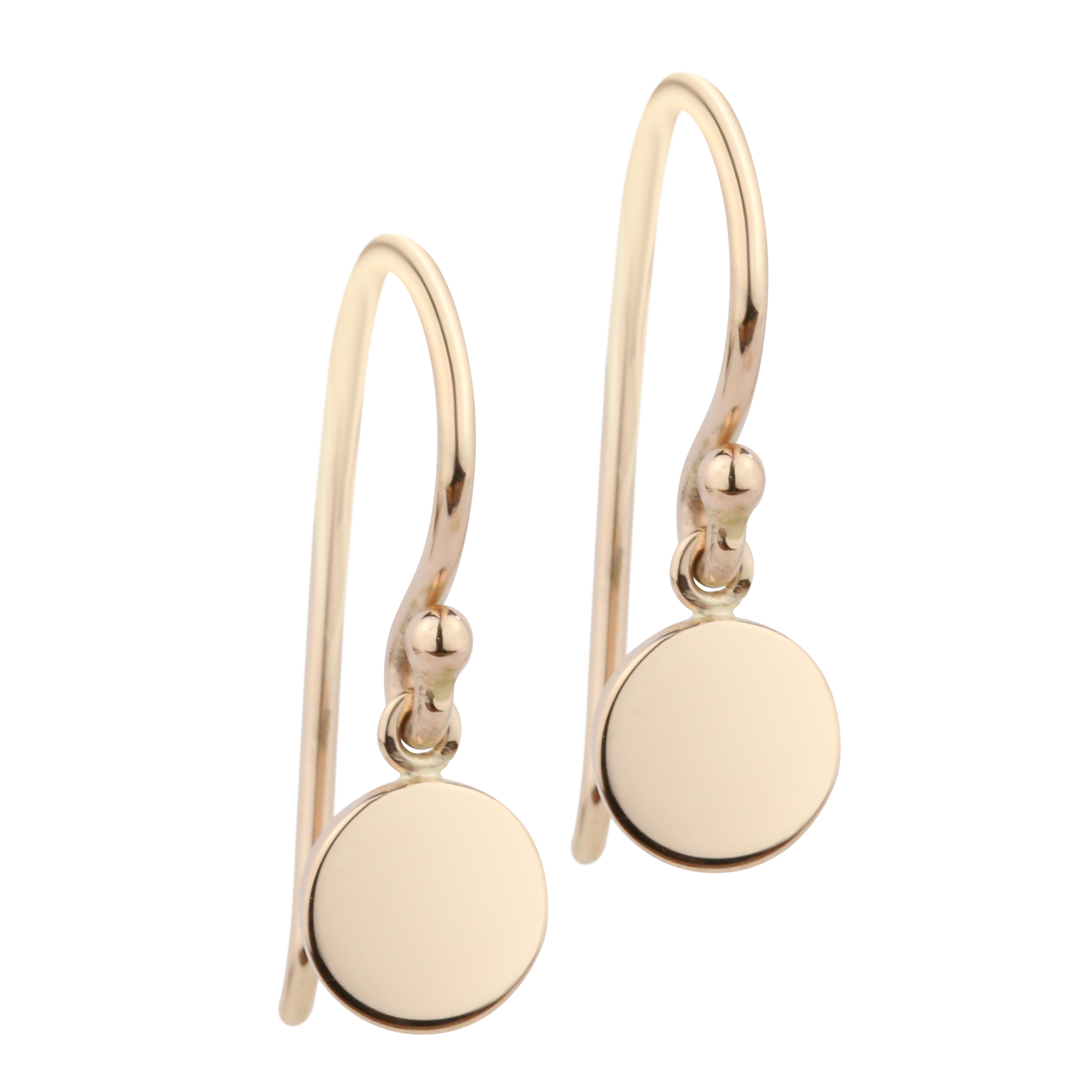 Round Hook Earrings - Small