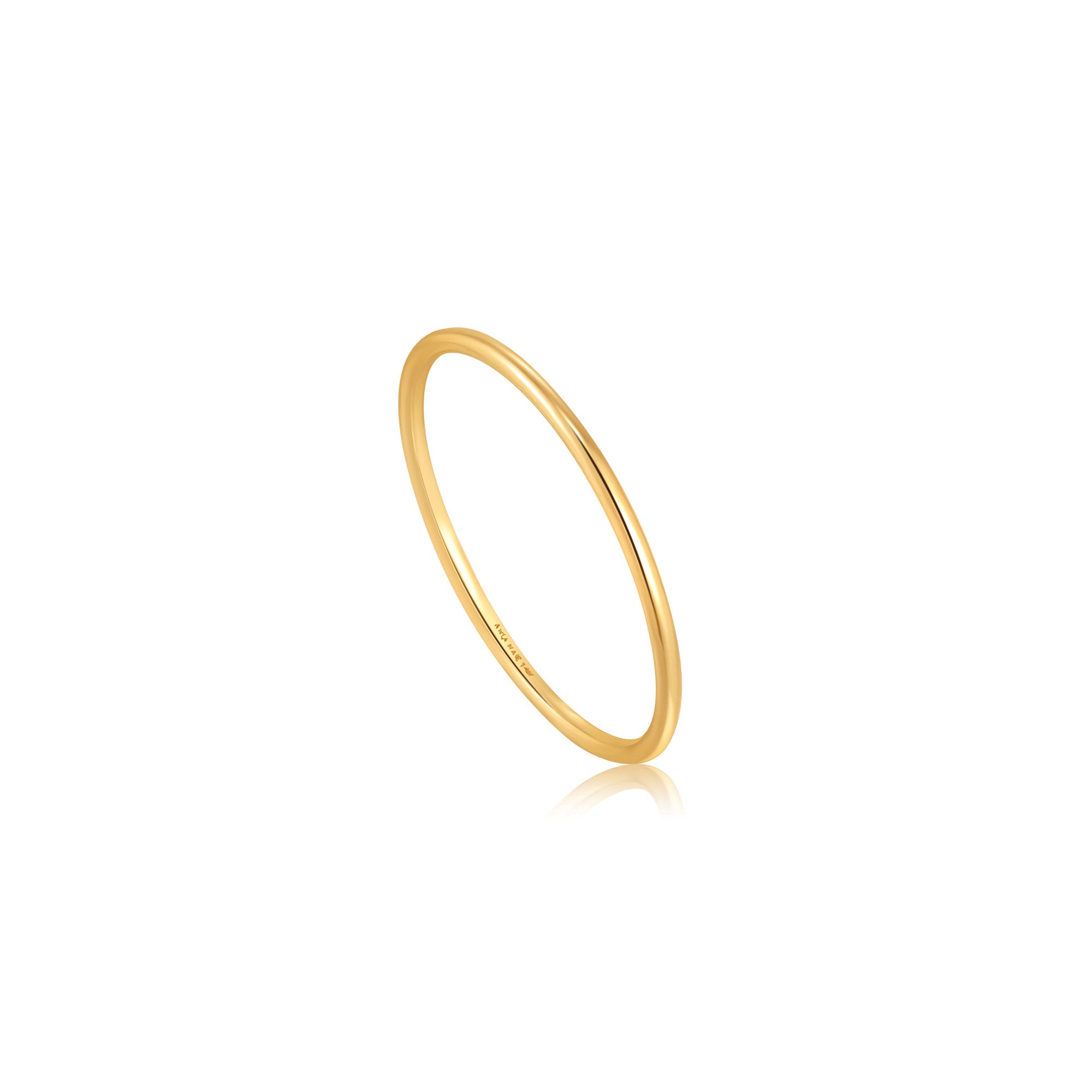 Ania Haie 14kt Yellow Gold Fine Band Ring