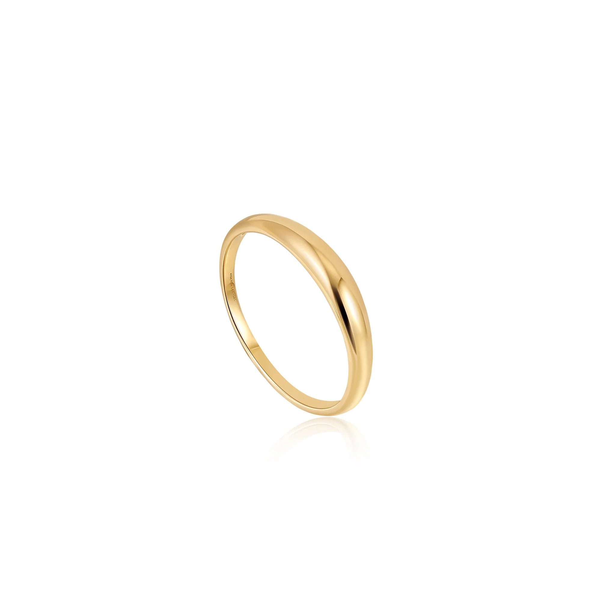 Ania Haie 14kt Yellow Gold Magma Dome Ring