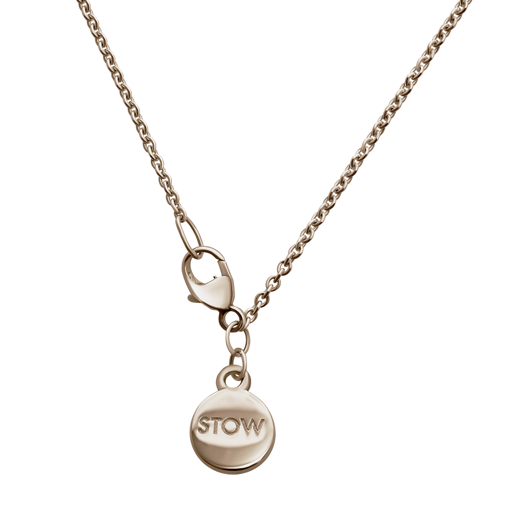 Stow Locket Gold Cable Chain