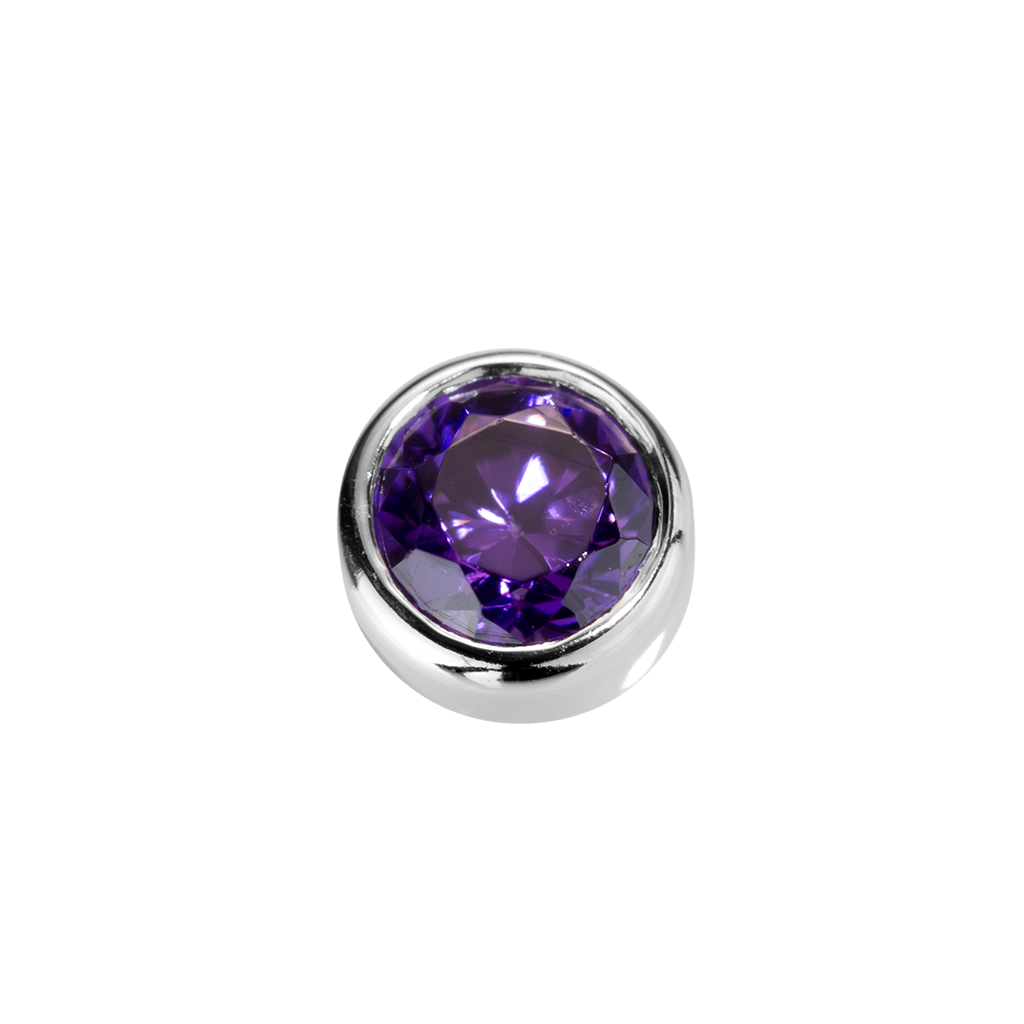 Virtue Charm Tranquility - Amethyst CZ
