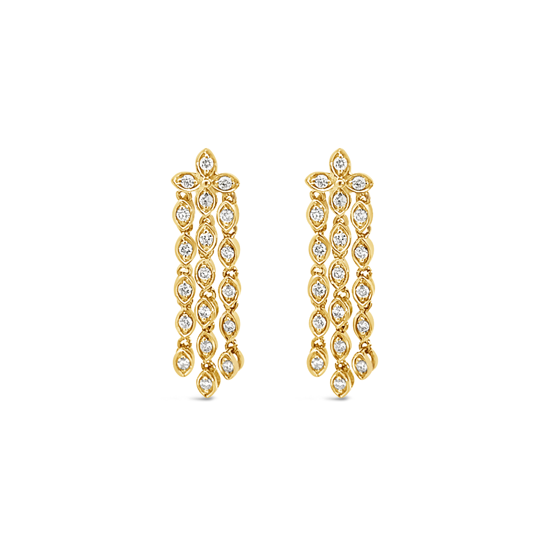 Diamond drops, 3 strands